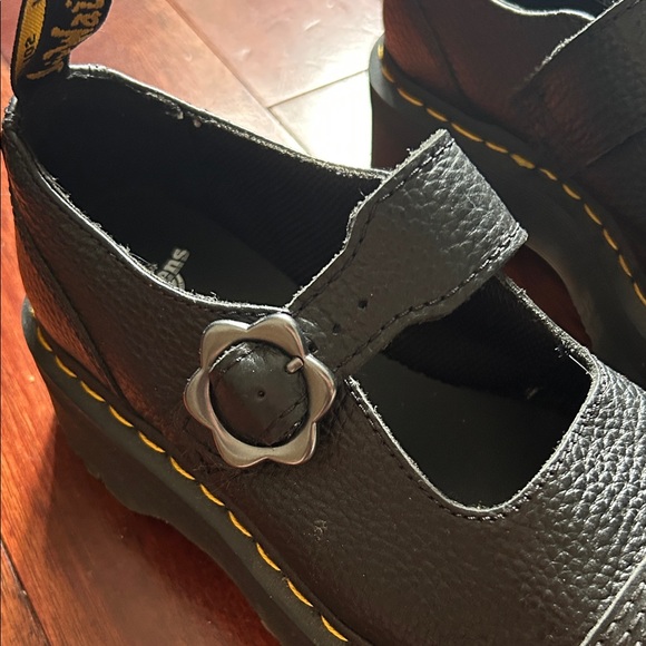 Dr. Martens Black Mary Jane Platforms - Picture 3 of 6